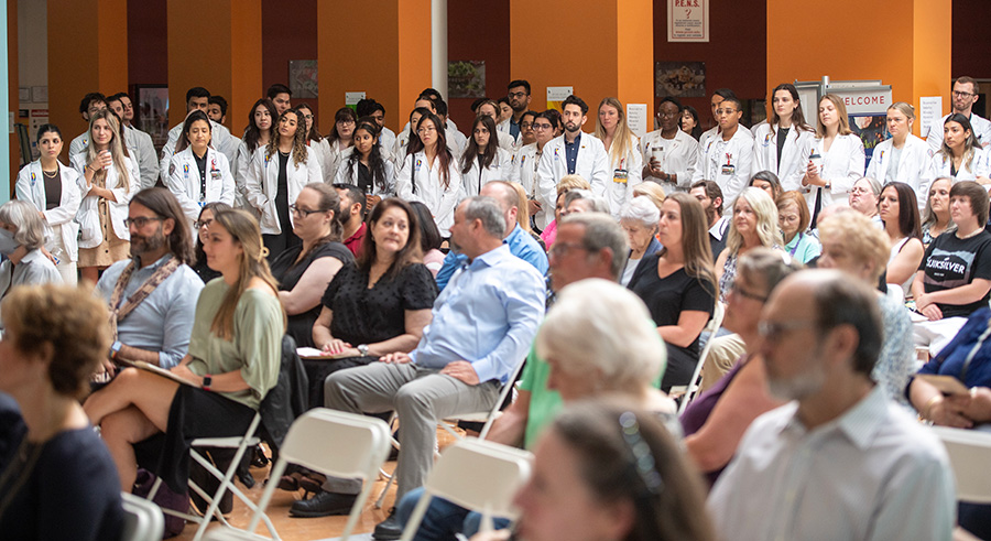 The ceremony was attended by many PCOM Georgia medical and graduate students, College faculty and staff, and family members.