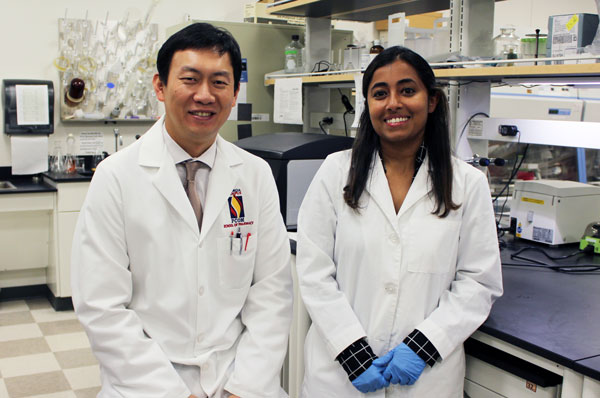 Teena John conducted research under Dr. Xinyu Wang.